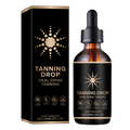 Sunless Tanning Drops 60ml, Customizable Self-Tanning Drops for Natural Bronzed Glow, Mixable Tanning Serum for Face & Body
