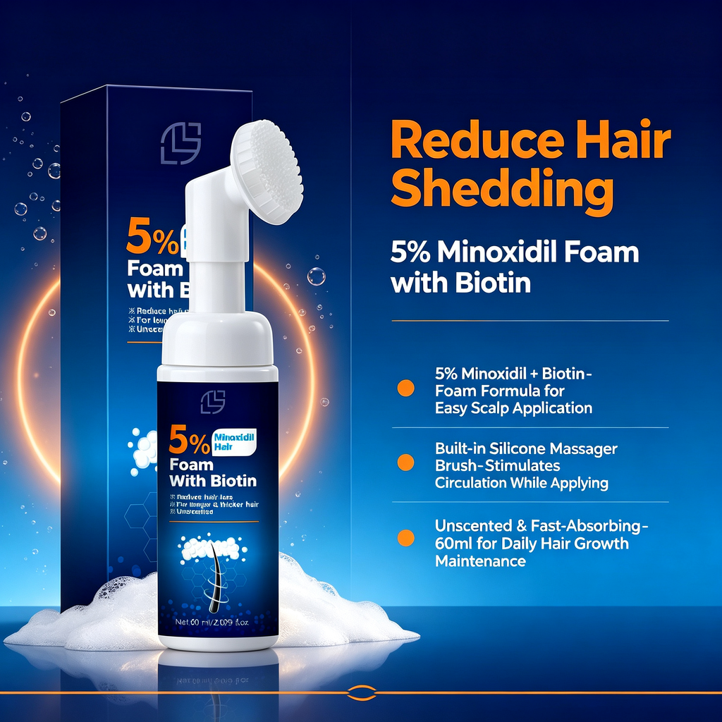 5% Hair Growth Spray 60ml, Topical Scalp Care Mist for Follicle Nourishing & Anti Hair Shedding Daily Maintenance