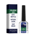 Anti-Brittle Nail Hardener 10ml, Natural Gloss Nail Strengthening Treatment Liquid for Weak Peeling Split Nails Daily Nail Surface Protection Care