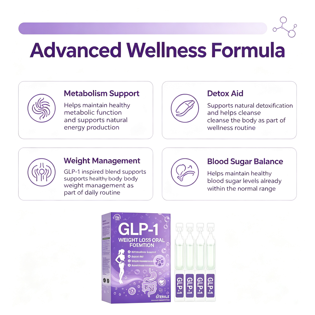 Metabolism Support Wellness Oral Solution 5 Single Vials, Daily Dietary Supplement Liquid for Healthy Body Weight & Body Conditioning Maintenance