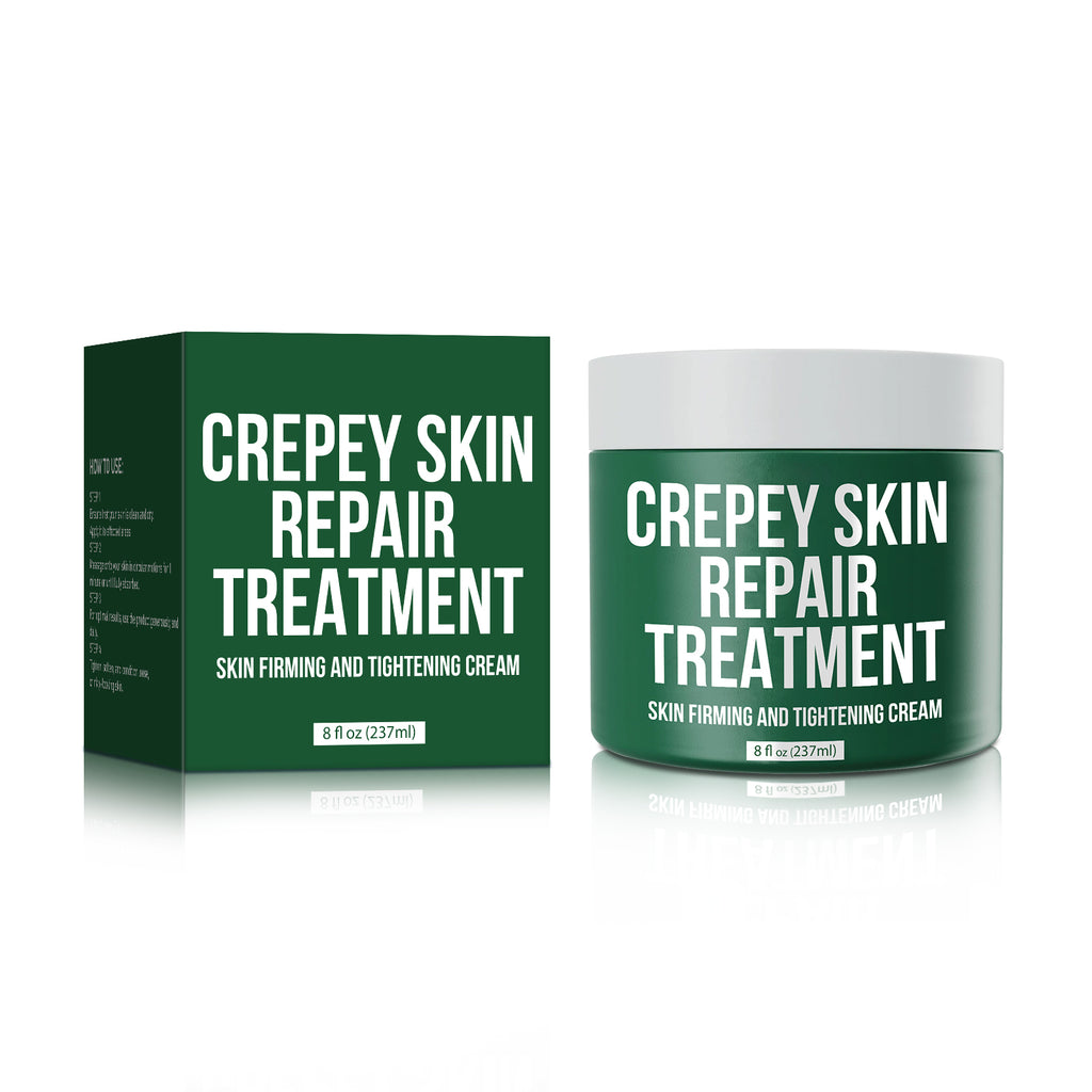 Anti-Wrinkle Firming Skin Repair Treatment Cream 237ml, Deep Hydrating Smoothing Body & Facial Cream for Crepey Skin Elasticity Daily Skin Care