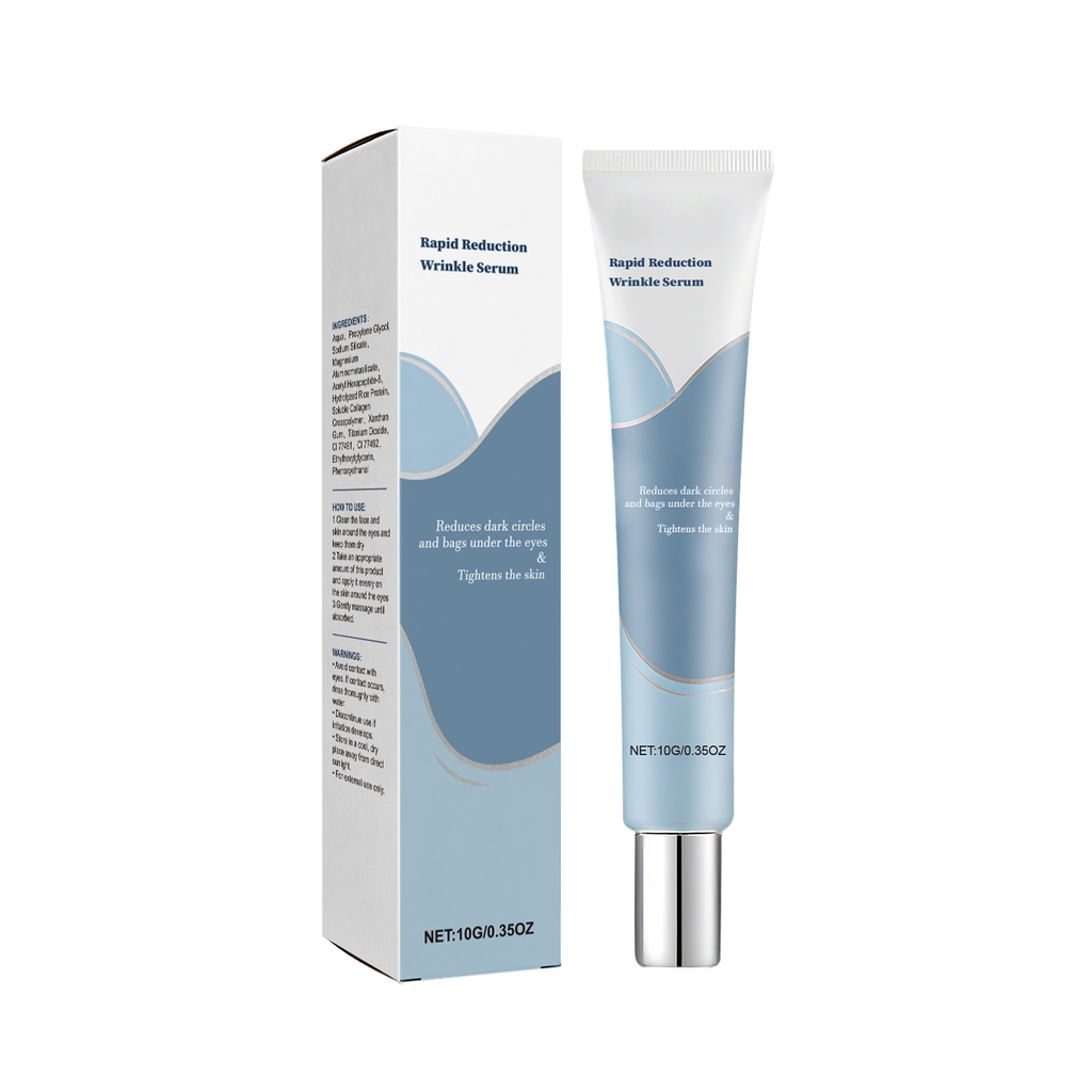 Anti-Wrinkle Eye Serum 10ml, Firming Hydrating Under Eye Essence for Crow’s Feet Dark Circles & Periorbital Skin Elasticity Daily Eye Care