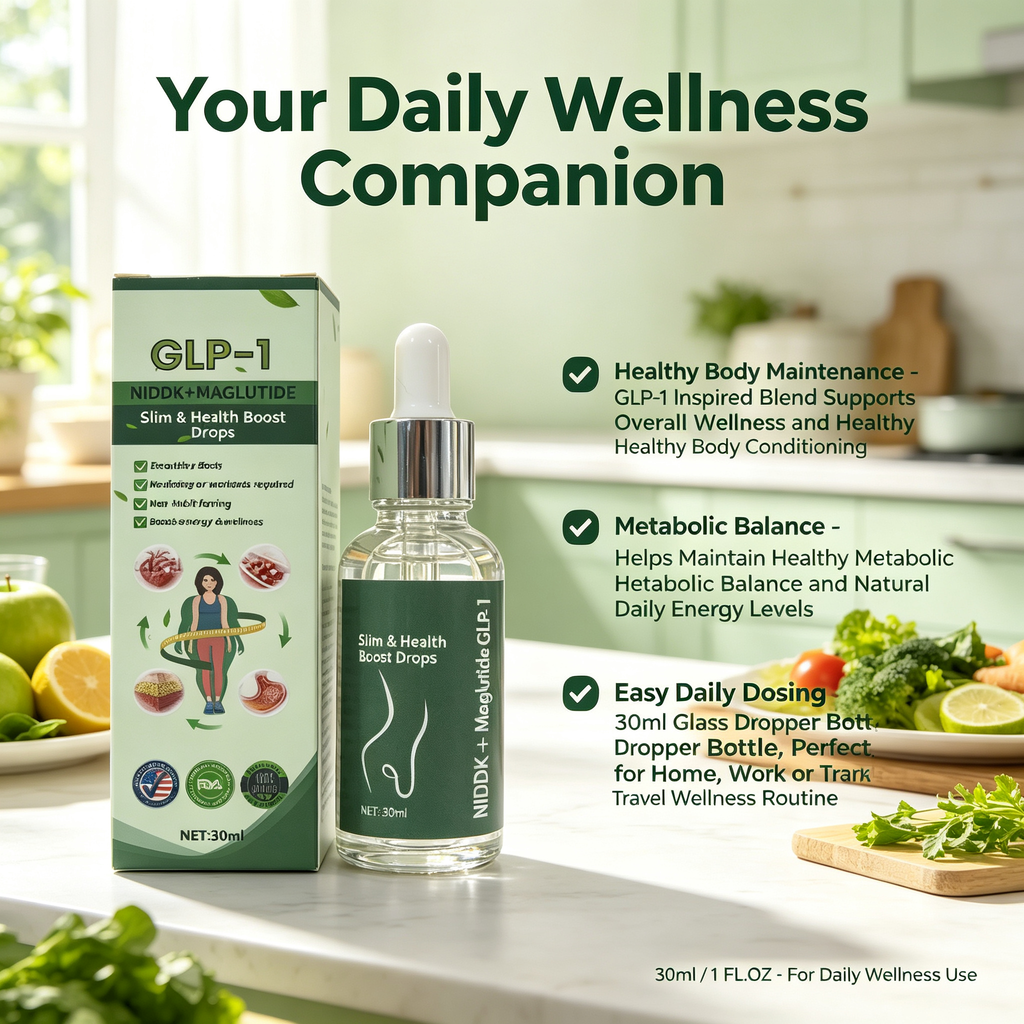 Body Conditioning Oral Support Drops 30ml, Daily Metabolic Balance Dietary Supplement Liquid for Healthy Body Maintenance