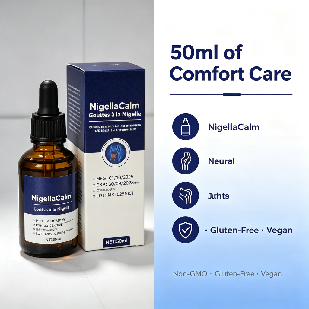 50ml Joint Comfort Support Liquid Drops, Natural Herbal Wellness Tincture for Body Discomfort Relief & Joint Mobility Daily Care Supplement Drops