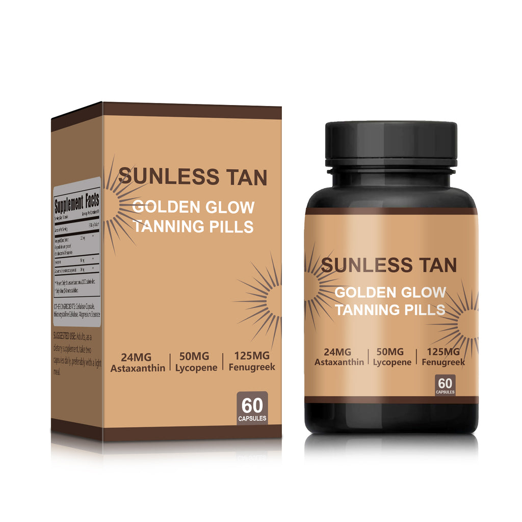Sunless Tan Support Capsules, 60 Capsules, Daily Wellness Supplement for Skin Radiance Support