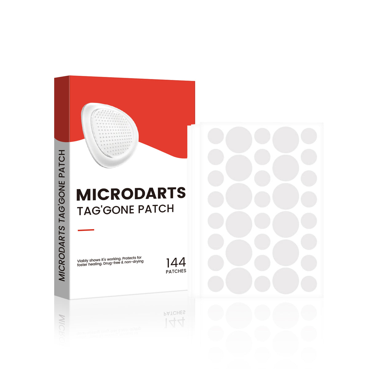 144Pcs Multi-Size Hydrocolloid Acne Spot Patches, Targeted Blemish Cover Patches for Facial Breakouts Local Skin Spot Isolation Daily Skin Care Patch Kit
