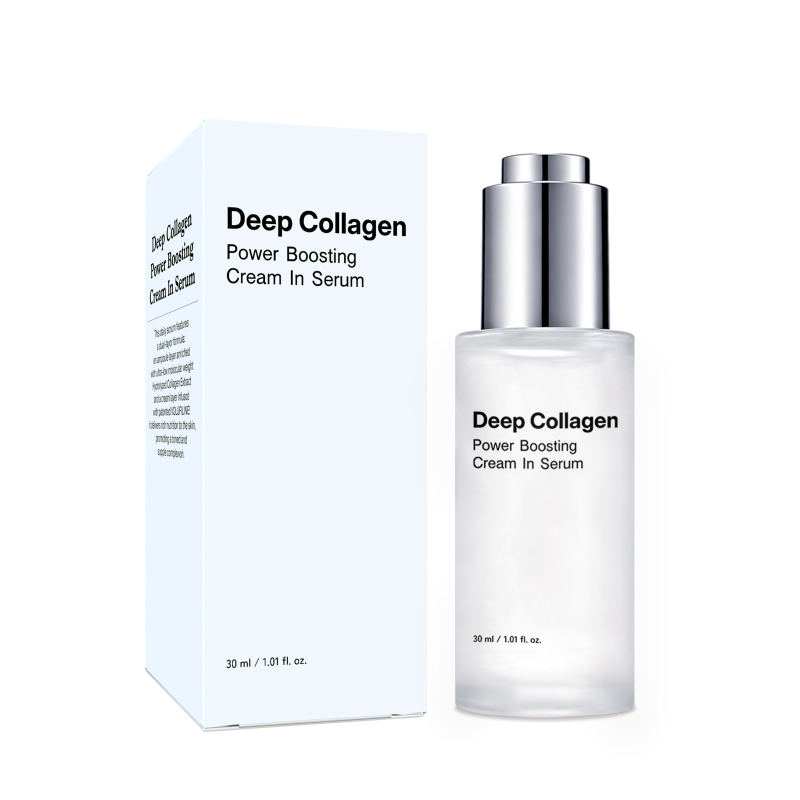 Deep Collagen Anti-Wrinkle Facial Serum 30ml, Firming Hydrating Essence for Fine Line Reduction & Daily Skin Elasticity Maintenance