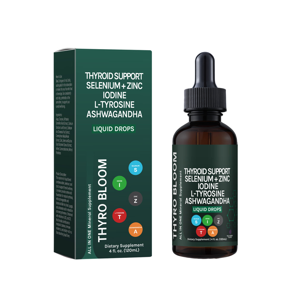 120ml Multi Trace Mineral Support Liquid Drops, Selenium Zinc Iodine Herbal Blend Dietary Supplement Tincture for Daily Body Nutrient Balance Wellness Care Drops