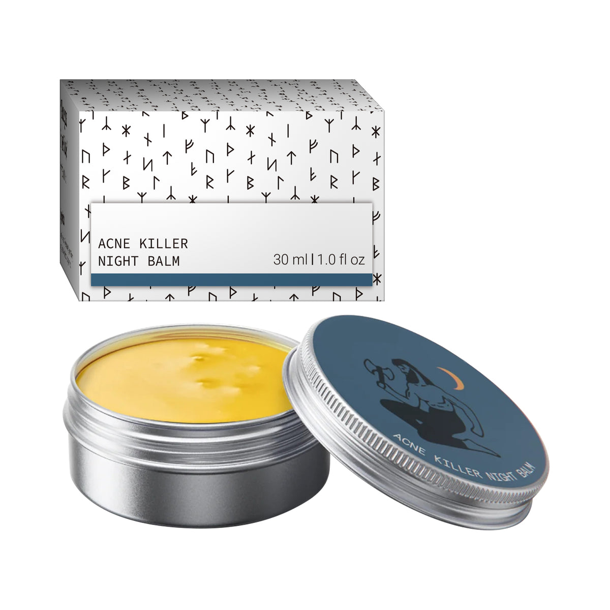30ml Overnight Acne Repair Balm, Nighttime Soothing Redness Relief Facial Cream for Breakout Prone Skin Spot Conditioning Daily Night Skin Care Cream