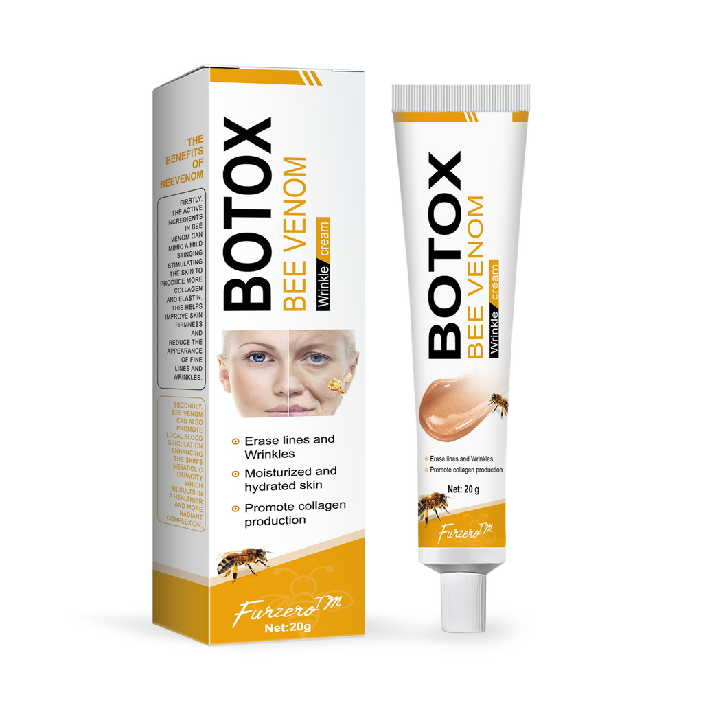 Bee Venom Anti-Wrinkle Facial Cream 20g, Firming Lifting Essence Cream for Fine Lines Crow’s Feet & Skin Elasticity Daily Anti-Aging Facial Care